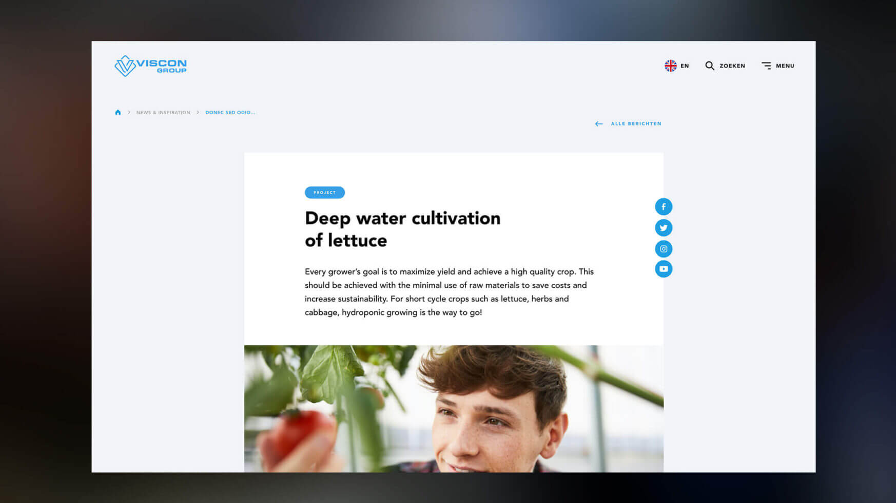 Duik in de diepwaterslateelt, met de hulp van een expert. Viscon Group: Pioniers in uitmuntende agrotechnologie.