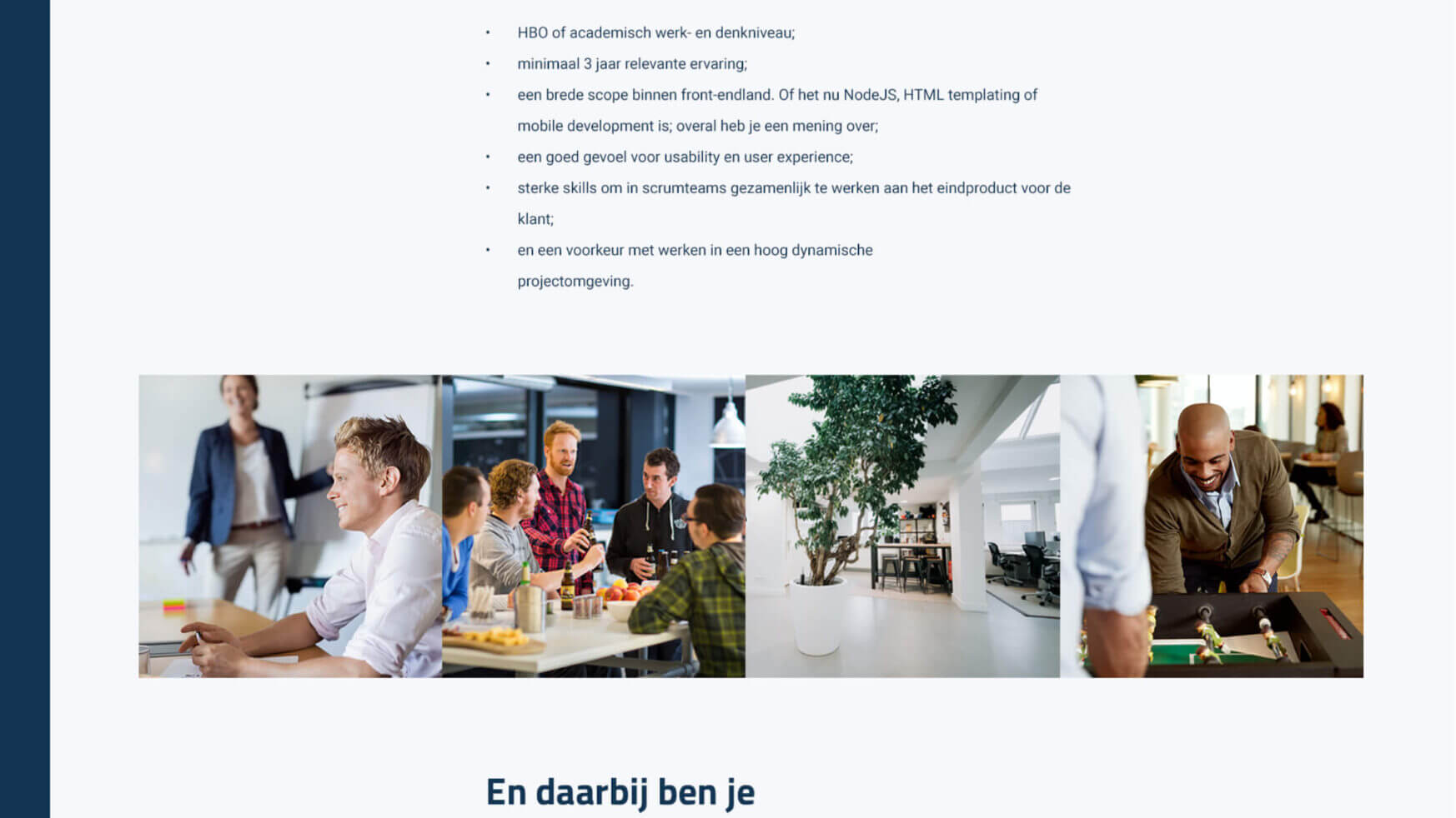 In een druk kantoor floreert het teamwerk tijdens tafelvoetbalwedstrijden en koffiegesprekken over de nieuwste trends op het gebied van autoverzamelen.