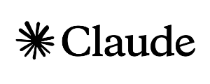 Een stervormig icoontje naast de naam "Claude" in zwarte tekst.