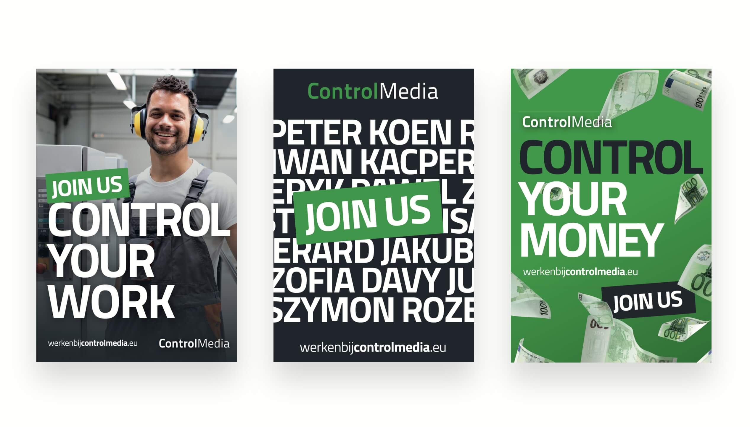 Sluit je aan bij Control Media: word een professional in je carrière, word baas op je werkplek en beheer je geld.