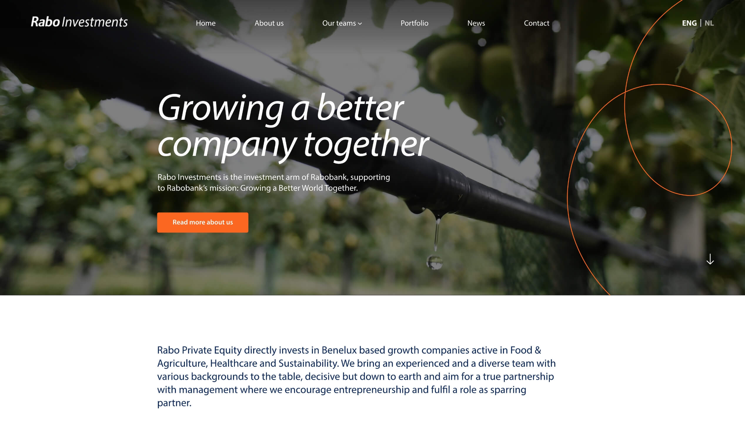 Welkom bij Rabo Investments: Groei en duurzaamheid stimuleren voor een betere toekomst.