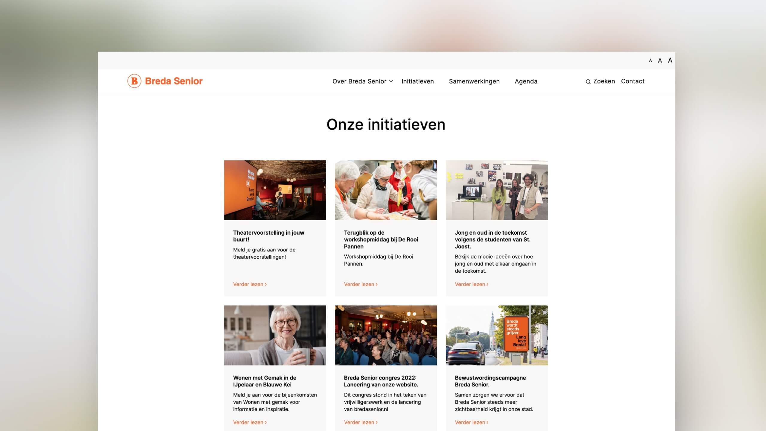Ontdek gemeenschapsinitiatieven bij Breda Senior met foto's en updates.