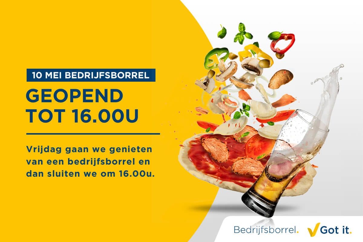 ABF Company Gathering: Beer & Food! 10 mei, open tot 16:00. Doe mee! 🍻🍔.