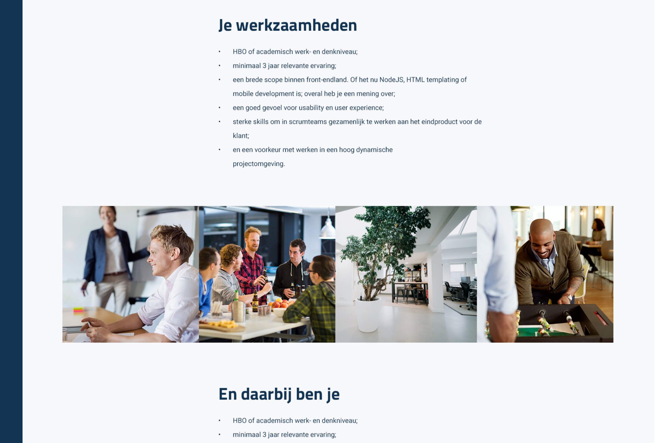 In een druk kantoor floreert het teamwerk tijdens tafelvoetbalwedstrijden en koffiegesprekken over de nieuwste trends op het gebied van autoverzamelen.