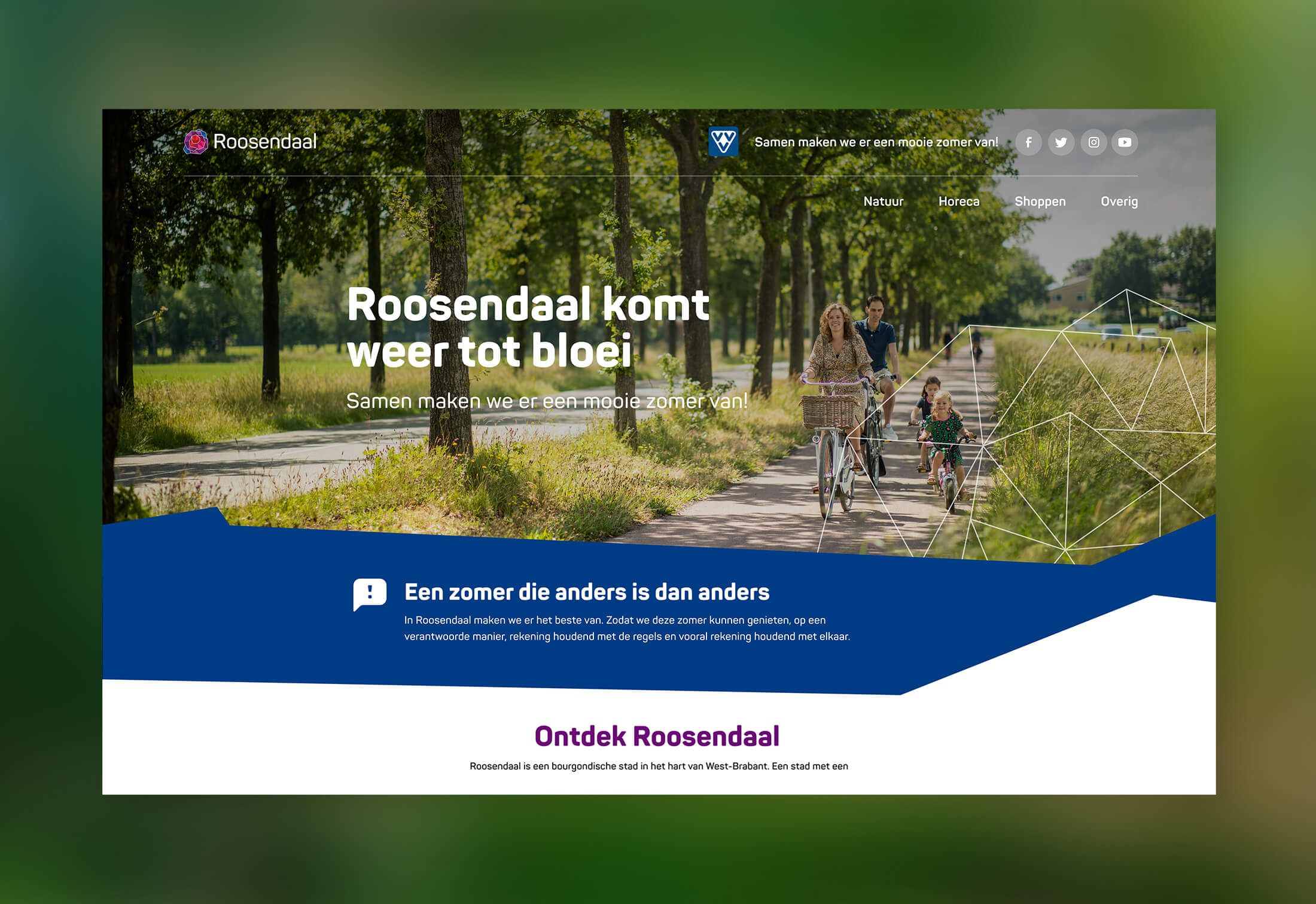 Locatie Roosendaal: Ontdek de met bomen omzoomde fietspaden. Ontdek meer – bekijk ons menu!.