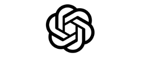 Strakke zwart-witte geometrische knoop met in elkaar grijpende lussen en scherpe hoeken.
